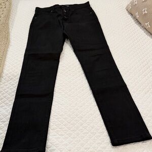 Veronica Beard High Rise  Black Coated Denim Skinny Jeans - Size 27